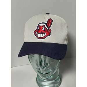 Vtg Cleveland Indians Hat Cap Adjustable MLB Genuine Sports Specialties